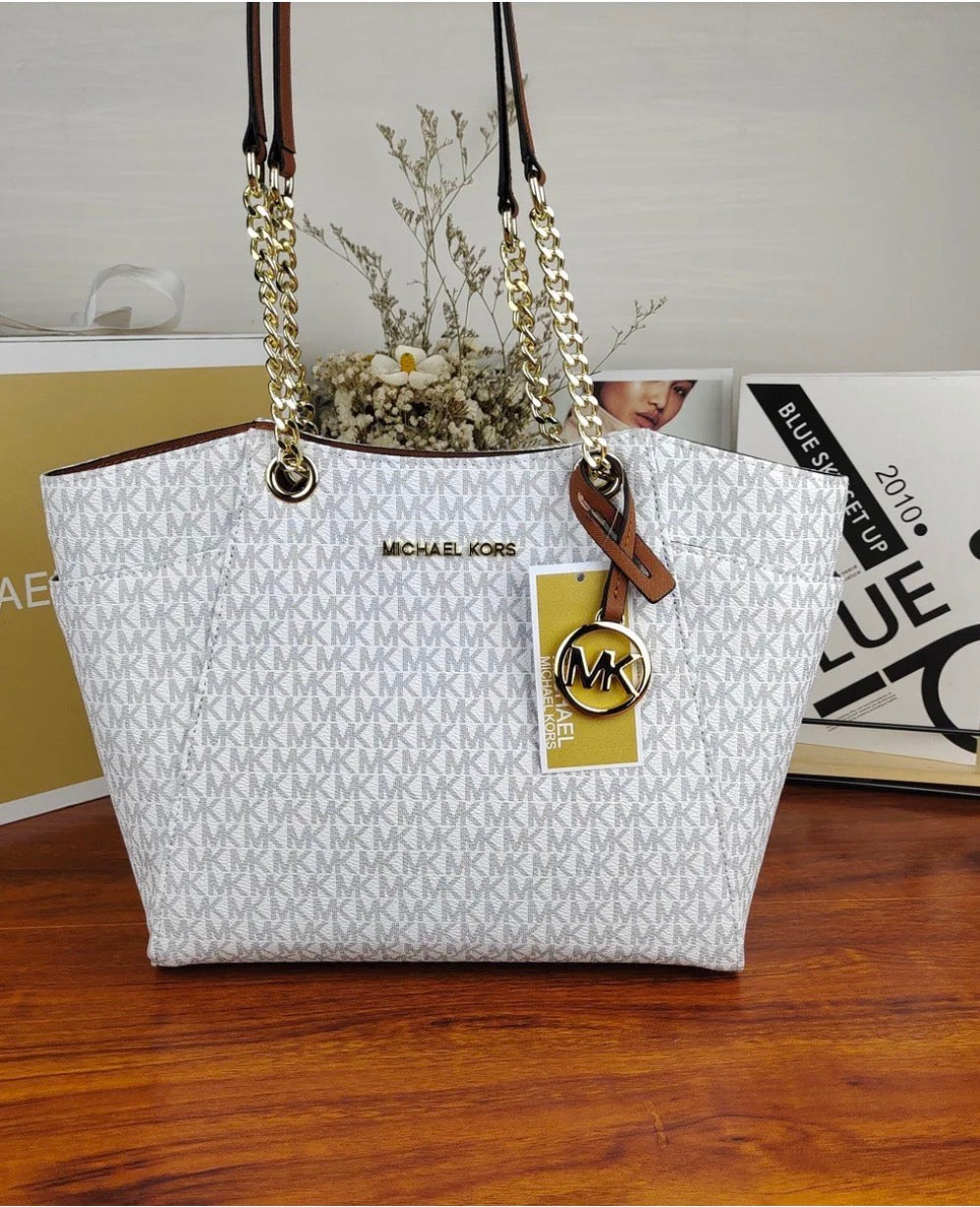 Michael Kors Jet Set Large Signature Logo Shoulder Bag