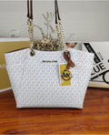 Michael Kors Jet Set Large Signature Logo Shoulder Bag