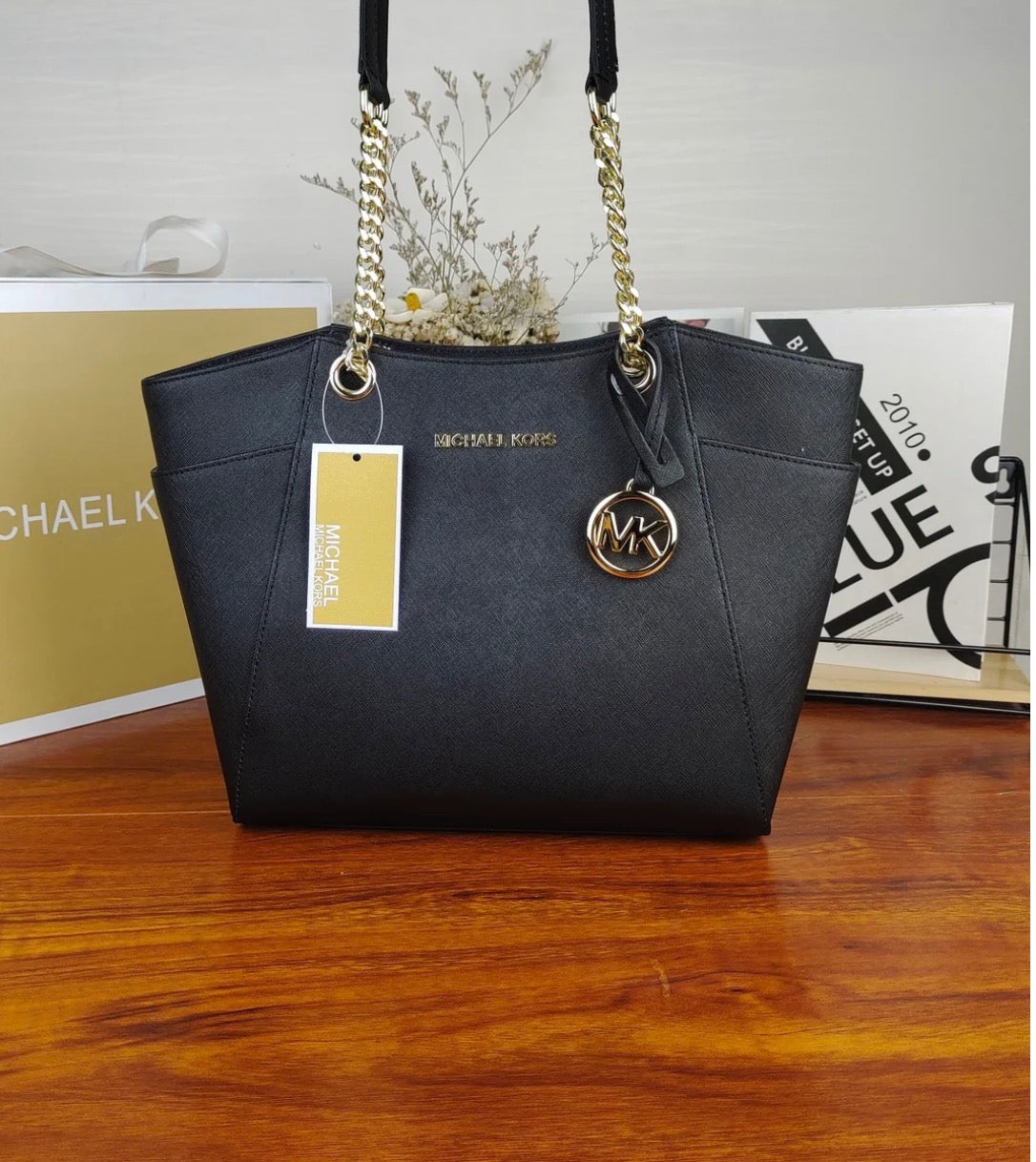 Michael Kors Jet Set Large Signature Logo Shoulder Bag