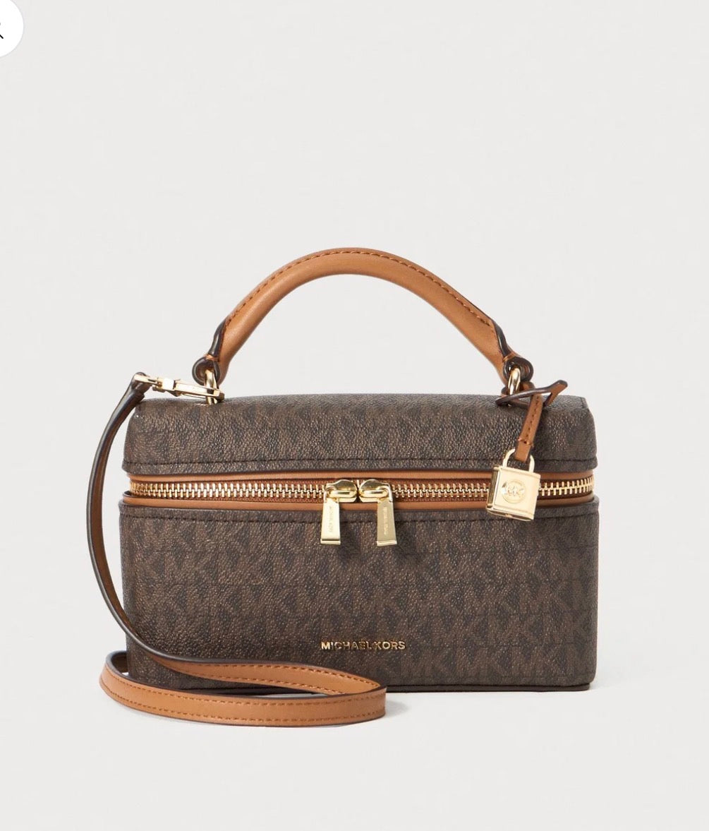 Michael Kors Jana Extra-Small Signature Logo Convertible Crossbody Bag
