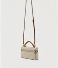 Michael Kors Jana Extra-Small Signature Logo Convertible Crossbody Bag white
