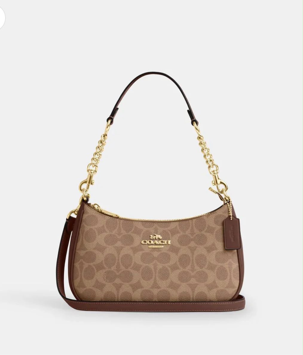 Coach Teri Shoulder Signature Bag
