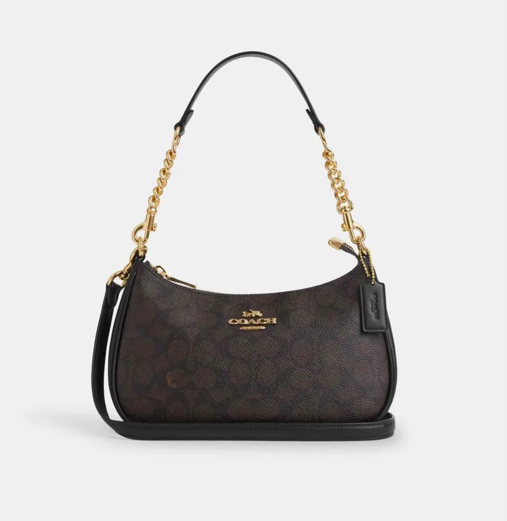 Coach Teri Shoulder Signature Bag