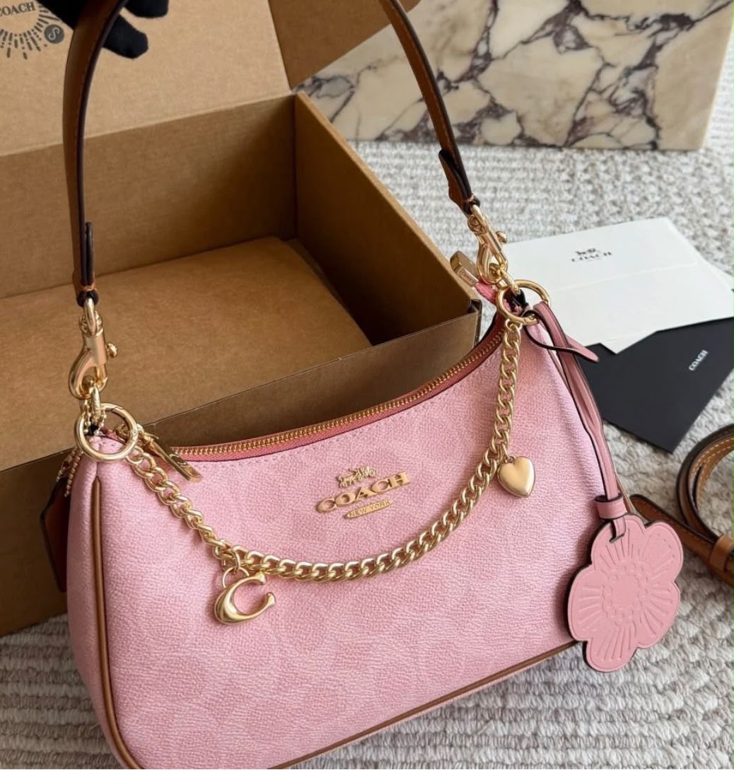Coach Teri Shoulder Signature Bag